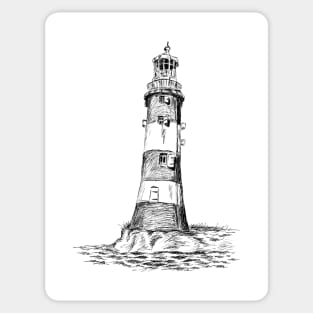 Lighthouse Illustration Sticker